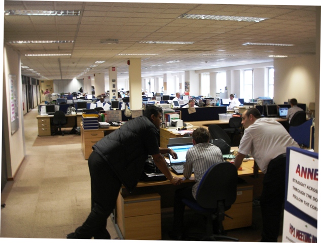 One floor of PCT office: Click for fuller picture NHS Bureaucracy