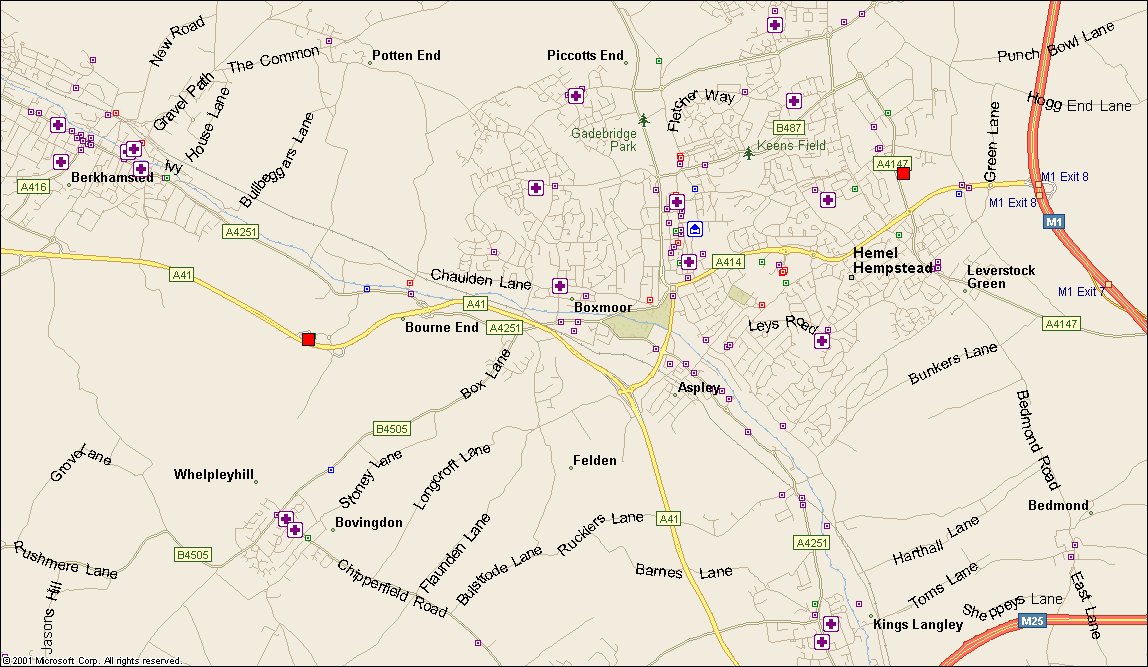Dacorum Surgeries and Prosoed Sites